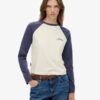 Maglietta da baseball a maniche lunghe con logo Essential