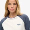 Maglietta da baseball a maniche lunghe con logo Essential