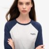 Maglietta da baseball a maniche lunghe con logo Essential