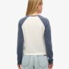 Maglietta da baseball a maniche lunghe con logo Essential