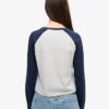 Maglietta da baseball a maniche lunghe con logo Essential