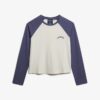 Maglietta da baseball a maniche lunghe con logo Essential