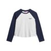 Maglietta da baseball a maniche lunghe con logo Essential
