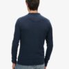 Maglietta Henley Vintage a maniche lunghe