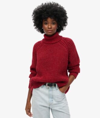 Maglione a collo alto con punto morbido