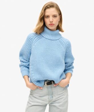 Maglione a collo alto con punto morbido