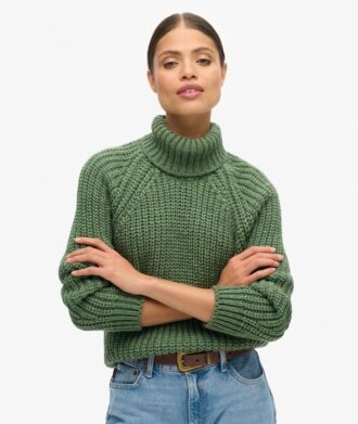 Maglione a collo alto con punto morbido