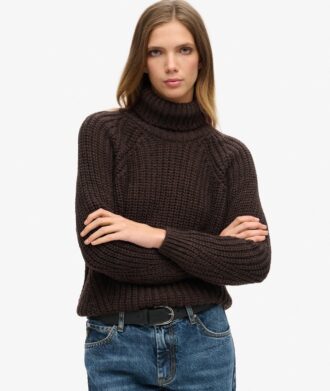Maglione a collo alto con punto morbido