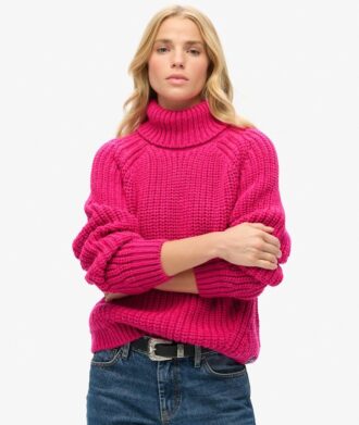 Maglione a collo alto con punto morbido