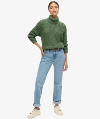 Maglione a collo alto con punto morbido