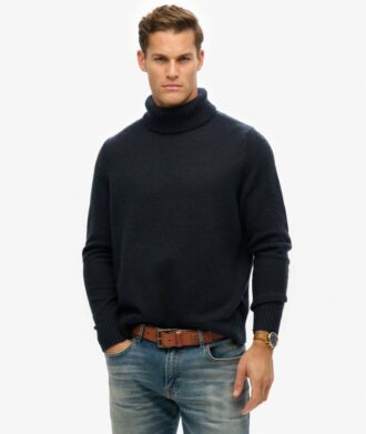 Maglione a collo alto in felpa