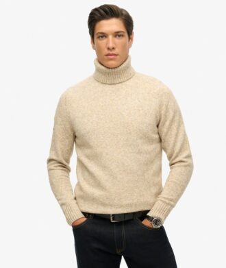 Maglione a collo alto in felpa