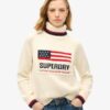 Maglione a collo alto in maglieria stile americano