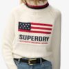 Maglione a collo alto in maglieria stile americano