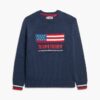 Maglione a girocollo in maglieria Americana Maglione a girocollo in maglieria Americana