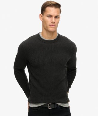 Maglione a girocollo in maglieria testurizzata