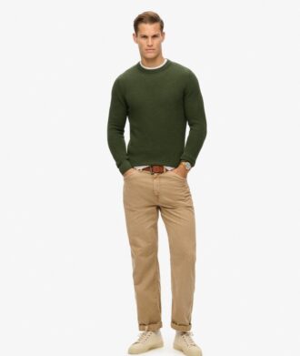 Maglione a girocollo in maglieria testurizzata