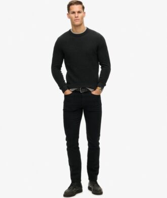 Maglione a girocollo in maglieria testurizzata
