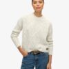 Maglione a trecce spesse Maglione a trecce spesse