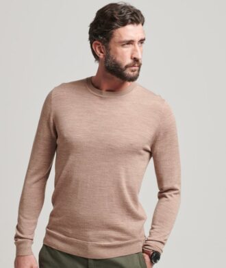 Maglione girocollo in lana merino