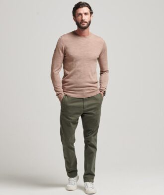 Maglione girocollo in lana merino