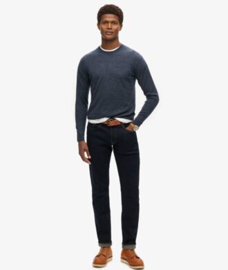 Maglione girocollo in lana merino