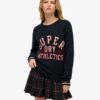Maglione girocollo morbido con stampa grafica Maglione girocollo morbido con stampa grafica