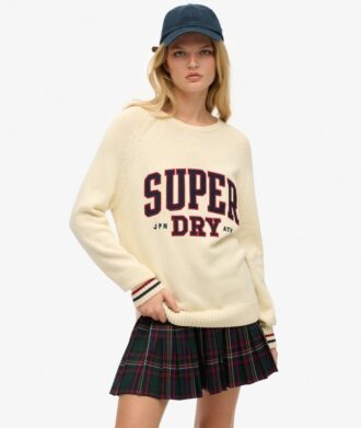 Maglione girocollo morbido con stampa grafica