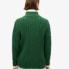 Maglione Henley da rugby lavorato a maglia