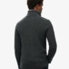 Maglione in lana merino con mezza zip Maglione in lana merino con mezza zip