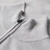 Maglione in lana merino con mezza zip