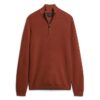 Maglione in lana merino con mezza zip Maglione in lana merino con mezza zip
