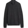 Maglione in lana merino con mezza zip Maglione in lana merino con mezza zip