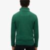 Maglione in maglieria classica di cotone con mezza zip Maglione in maglieria classica di cotone con mezza zip