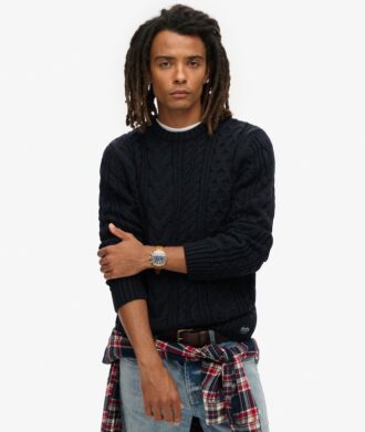 Maglione Jacob in maglieria a trecce