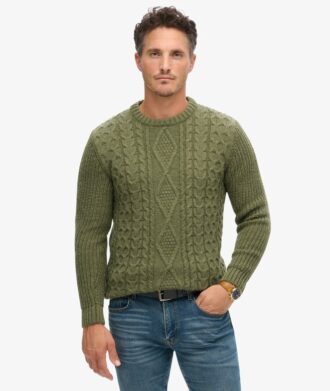 Maglione Jacob in maglieria a trecce
