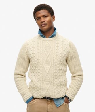 Maglione Jacob in maglieria a trecce