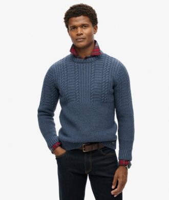 Maglione Jacob in maglieria a trecce