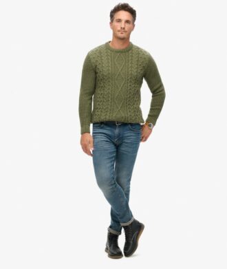 Maglione Jacob in maglieria a trecce