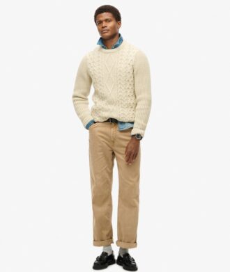 Maglione Jacob in maglieria a trecce