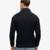 Maglione Jacob in maglieria con lavorazione a trecce e mezza zip Maglione Jacob in maglieria con lavorazione a trecce e mezza zip