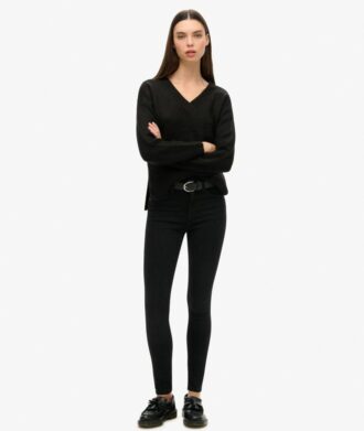 Maglione oversize con scollo a V