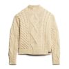 Maglione polo con lavorazione a trecce Aran Maglione polo con lavorazione a trecce Aran