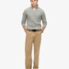 Maglione Vintage Jacob a trecce con mezza zip