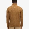 Maglione Vintage Jacob con lavorazione a trecce e mezza zip Maglione Vintage Jacob con lavorazione a trecce e mezza zip