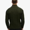 Maglione Vintage Jacob con lavorazione a trecce e mezza zip Maglione Vintage Jacob con lavorazione a trecce e mezza zip