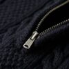 Maglione Vintage Jacob con lavorazione a trecce e mezza zip Maglione Vintage Jacob con lavorazione a trecce e mezza zip