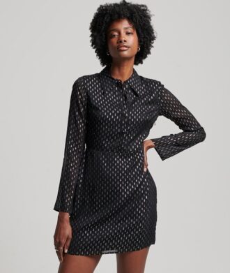 Miniabito a camicia stampato