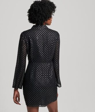 Miniabito a camicia stampato