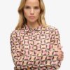 Miniabito a camicia stampato